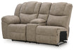 Pearce-Pike - LAF Reclining Loveseat With Console - Birch - Tallahassee Discount Furniture (FL)