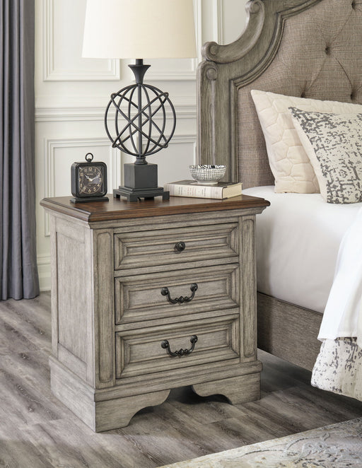 Lodenbay - Antique Gray - Three Drawer Night Stand - Tallahassee Discount Furniture (FL)