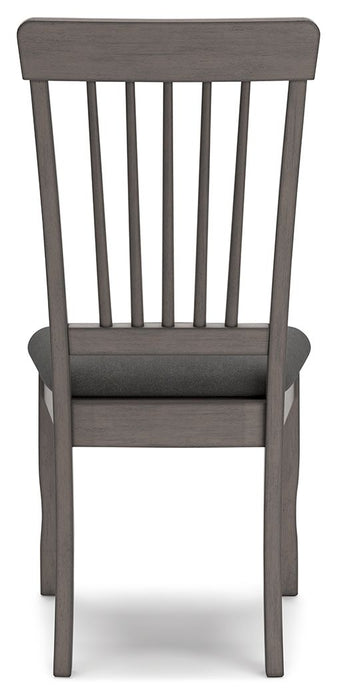 Shullden - Gray - Dining Room Side Chair (Set of 2) - Tallahassee Discount Furniture (FL)