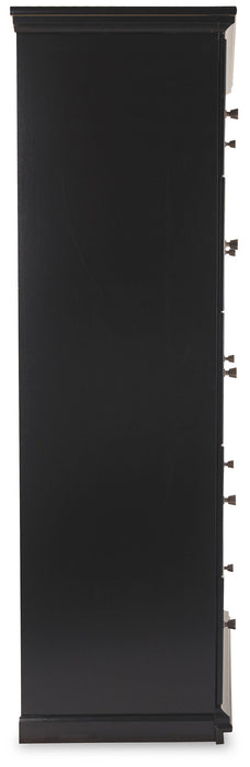 Maribel - Black - Five Drawer Chest - Tallahassee Discount Furniture (FL)