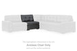 Brindley Pier - Fog - Armless Chair - Tallahassee Discount Furniture (FL)