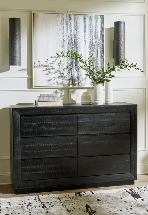 Londer - Black - Dresser - Tallahassee Discount Furniture (FL)