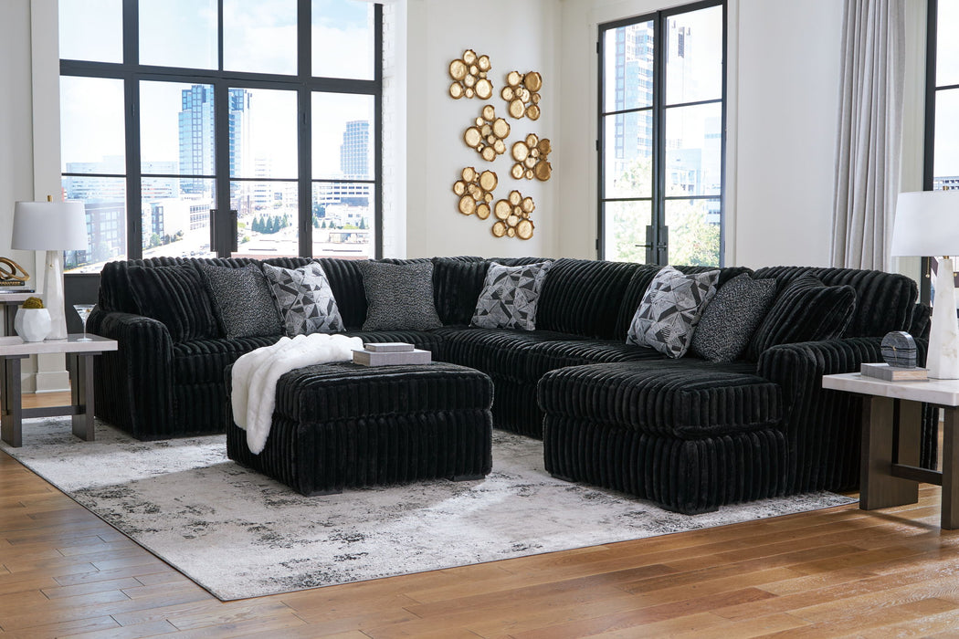 Midnight-Madness - Sectional Set - Tallahassee Discount Furniture (FL)