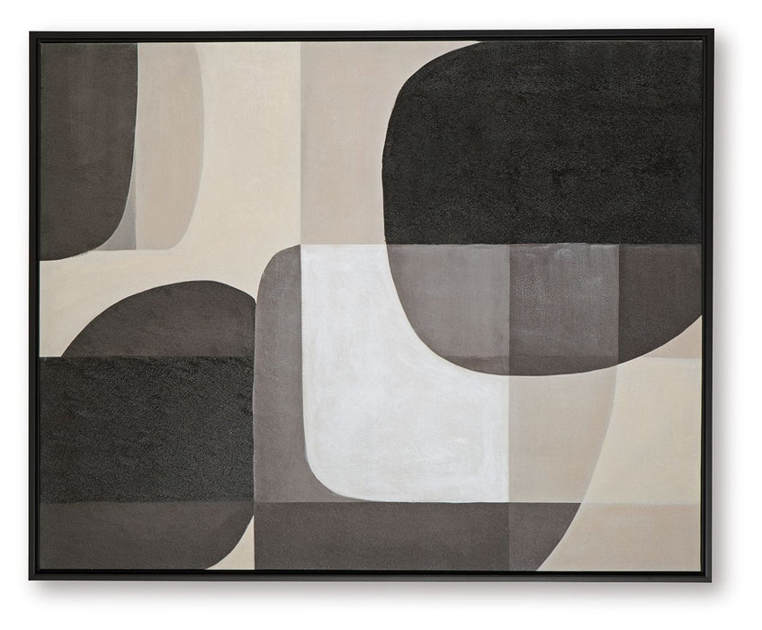 Kesleigh - Black / White - Wall Art - Tallahassee Discount Furniture (FL)