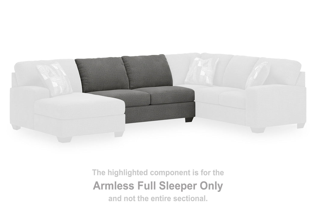 Clarington - Armless Full Sleeper - Greystone - Tallahassee Discount Furniture (FL)