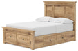 Makidern - Panel Storage Bed With 2 Under Bed Storage Units - Tallahassee Discount Furniture (FL)