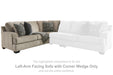 Bovarian - Stone - LAF Sofa w/Corner Wedge - Tallahassee Discount Furniture (FL)