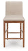 Isanti - Upholstered Barstool (Set of 2) - Light Brown - Tallahassee Discount Furniture (FL)