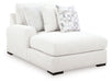 Misty-Lakes - LAF Corner Chaise - Chalk - Tallahassee Discount Furniture (FL)