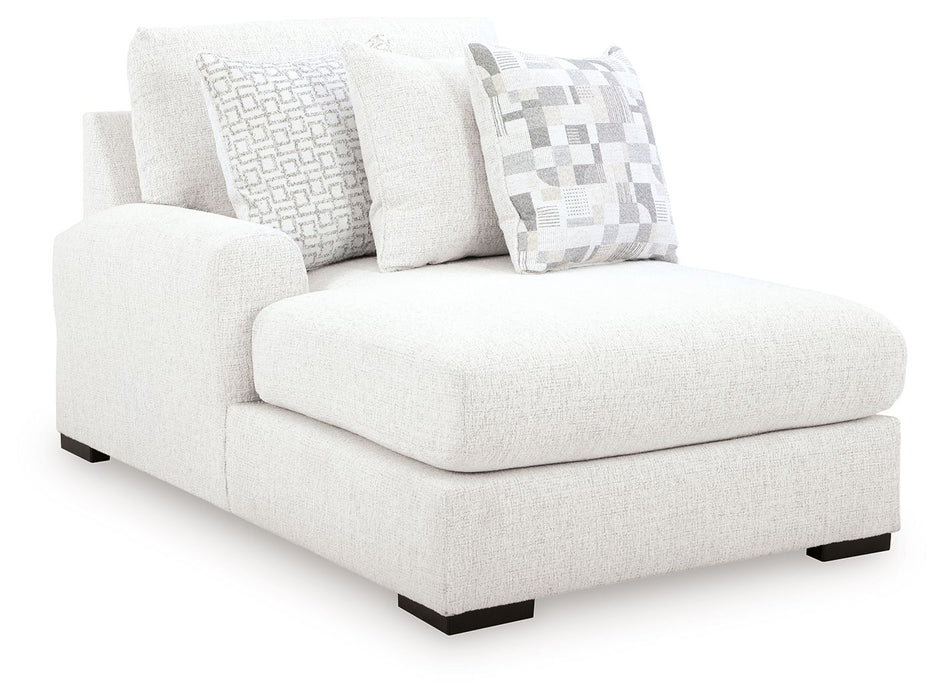 Misty-Lakes - LAF Corner Chaise - Chalk - Tallahassee Discount Furniture (FL)