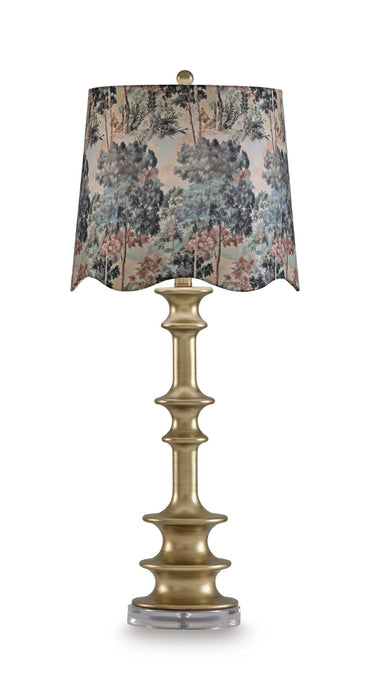 Jaystower - Poly Table Lamp - Antique Gold Color