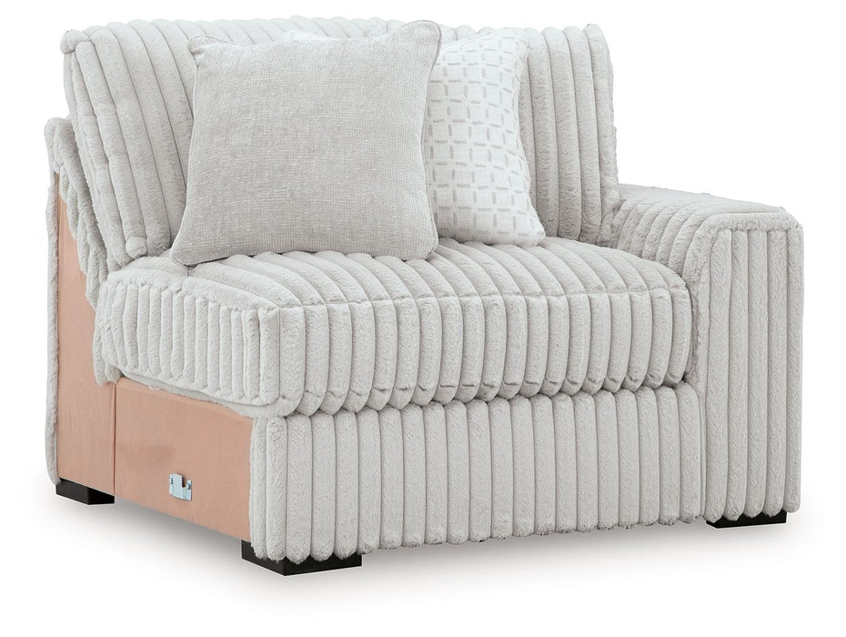 Stupendous - RAF Corner Chair - Alloy - Tallahassee Discount Furniture (FL)