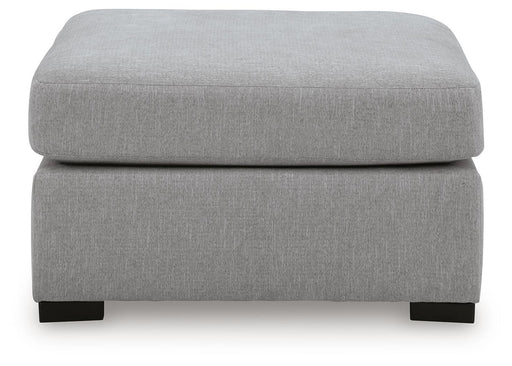 Lakepoint - Oversized Accent Ottoman - Nickel - Tallahassee Discount Furniture (FL)