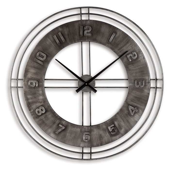 Ana Sofia - Wall Clock - Antique Gray - Tallahassee Discount Furniture (FL)