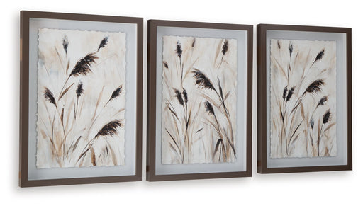 Honslow - Brown / Black / White - Wall Art Set (Set of 3) - Tallahassee Discount Furniture (FL)