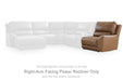 DeepWakes - RAF Zero Wall Power Recliner - Caramel - Tallahassee Discount Furniture (FL)