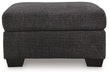 Loreo - Ottoman - Ebony - Tallahassee Discount Furniture (FL)