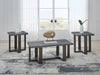 Dynnford - Occasional Table Set (Set of 3) - Gray / Brown - Tallahassee Discount Furniture (FL)