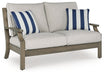 Rainier Ranch - Brown / Beige - Loveseat With Cushion - Tallahassee Discount Furniture (FL)
