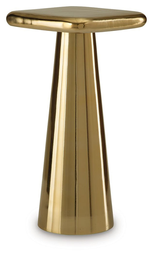 Dallenburg - Gold Finish - Accent Table - Tallahassee Discount Furniture (FL)