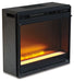 Entertainment Accessories - Fireplace Insert Glass/Stone - Black - Tallahassee Discount Furniture (FL)