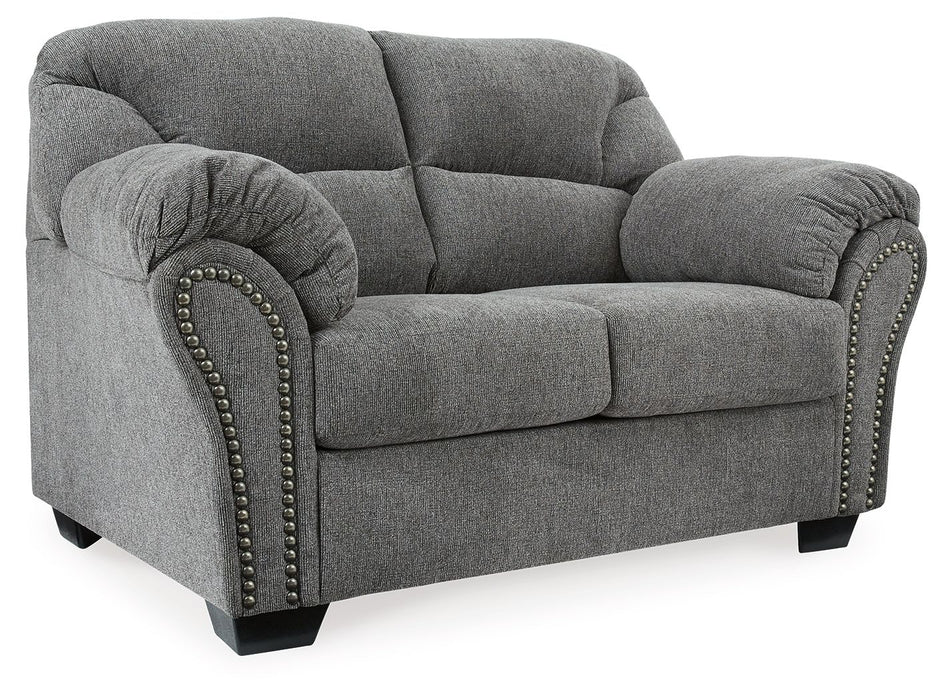 Allmaxx - Loveseat - Pewter - Tallahassee Discount Furniture (FL)