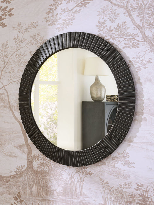 Ozias - Black - Accent Mirror - Tallahassee Discount Furniture (FL)