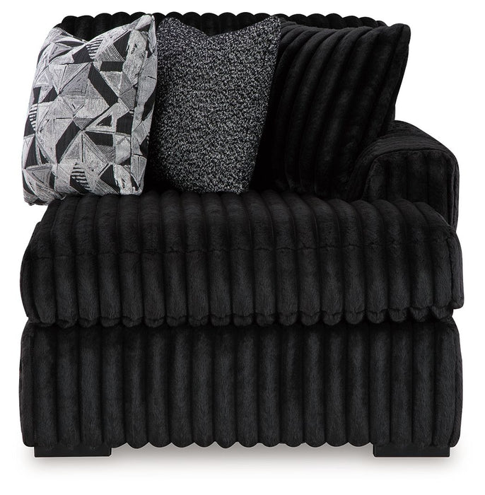 Midnight-Madness - Onyx - Raf Corner Chaise - Tallahassee Discount Furniture (FL)