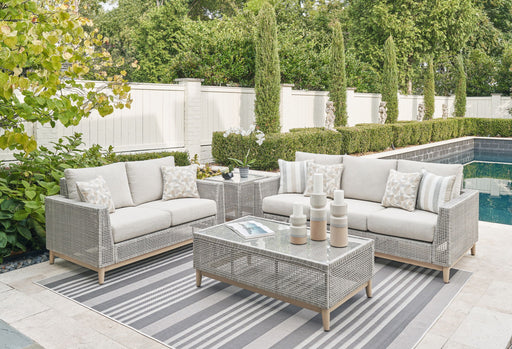 Seton Creek - 4 Pc. - Lounge Set - Gray - Tallahassee Discount Furniture (FL)