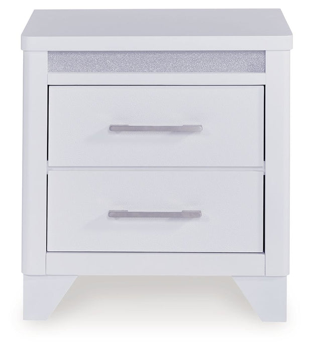 Jarlee - White - Two Drawer Night Stand - Tallahassee Discount Furniture (FL)