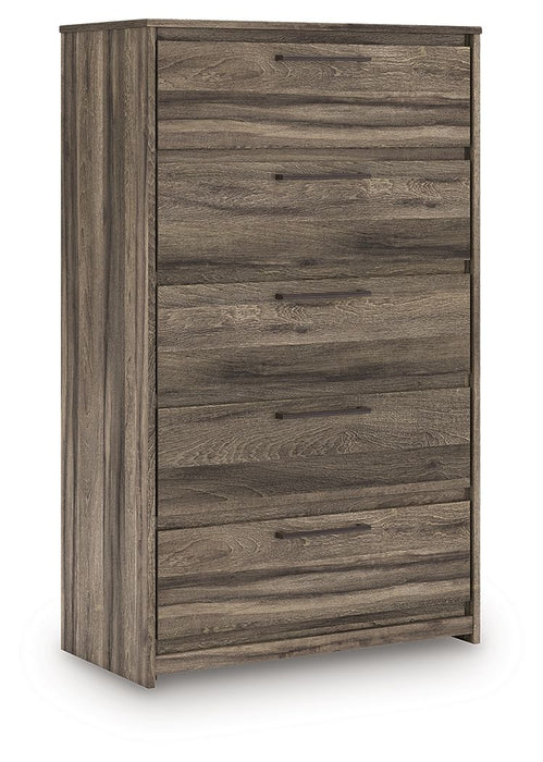 Elbrim - Five Drawer Chest - Brown - Tallahassee Discount Furniture (FL)
