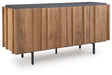 Quintavious - Brown / Charcoal - Accent Cabinet - Tallahassee Discount Furniture (FL)