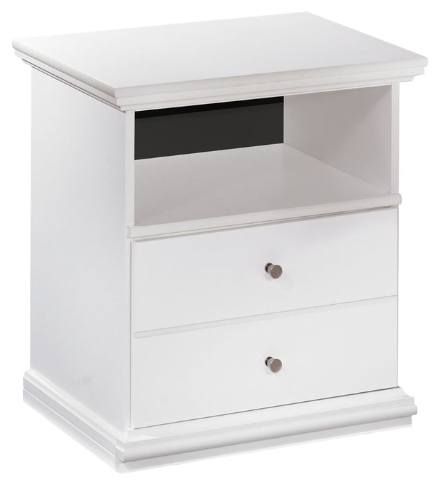 Bostwick Shoals - White - One Drawer Night Stand - Tallahassee Discount Furniture (FL)