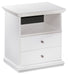 Bostwick Shoals - White - One Drawer Night Stand - Tallahassee Discount Furniture (FL)