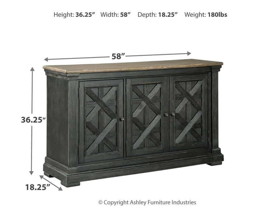 Tyler Creek - Black / Gray - Dining Room Server - Tallahassee Discount Furniture (FL)