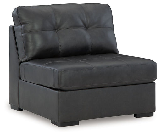 Brindley Pier - Fog - Armless Chair - Tallahassee Discount Furniture (FL)
