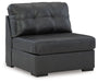 Brindley Pier - Fog - Armless Chair - Tallahassee Discount Furniture (FL)
