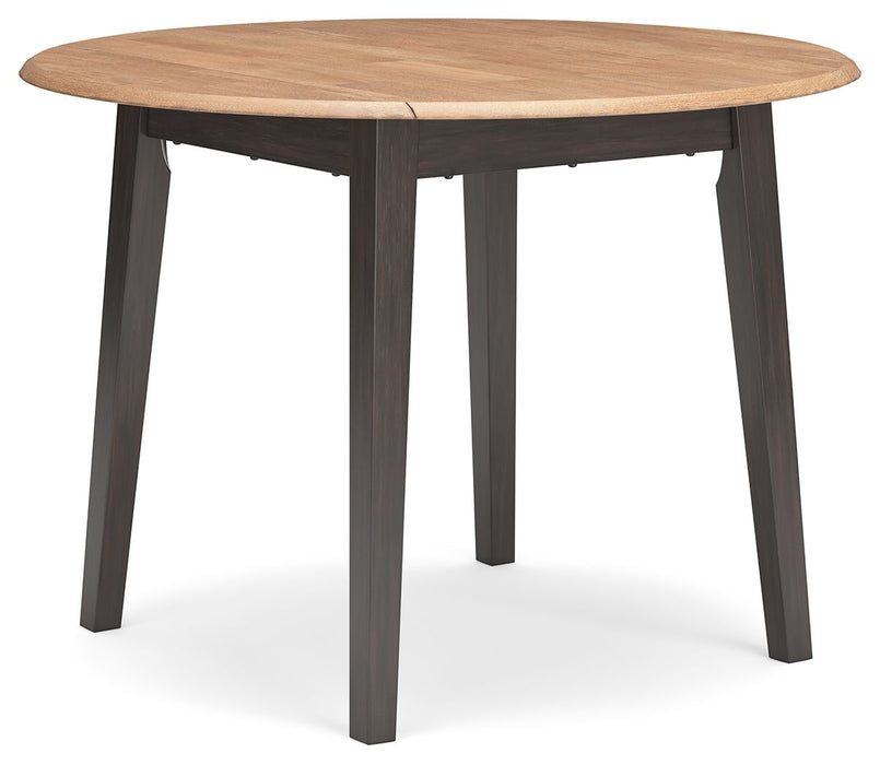 Gesthaven - Round Dining Room Drop Leaf Table Set - Tallahassee Discount Furniture (FL)