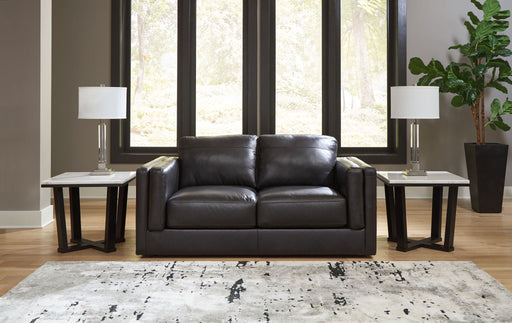 Amiata - Onyx - Loveseat - Tallahassee Discount Furniture (FL)