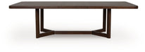 Dilenno - Rectangular Dining Room Extension Table - Dark Brown - Tallahassee Discount Furniture (FL)