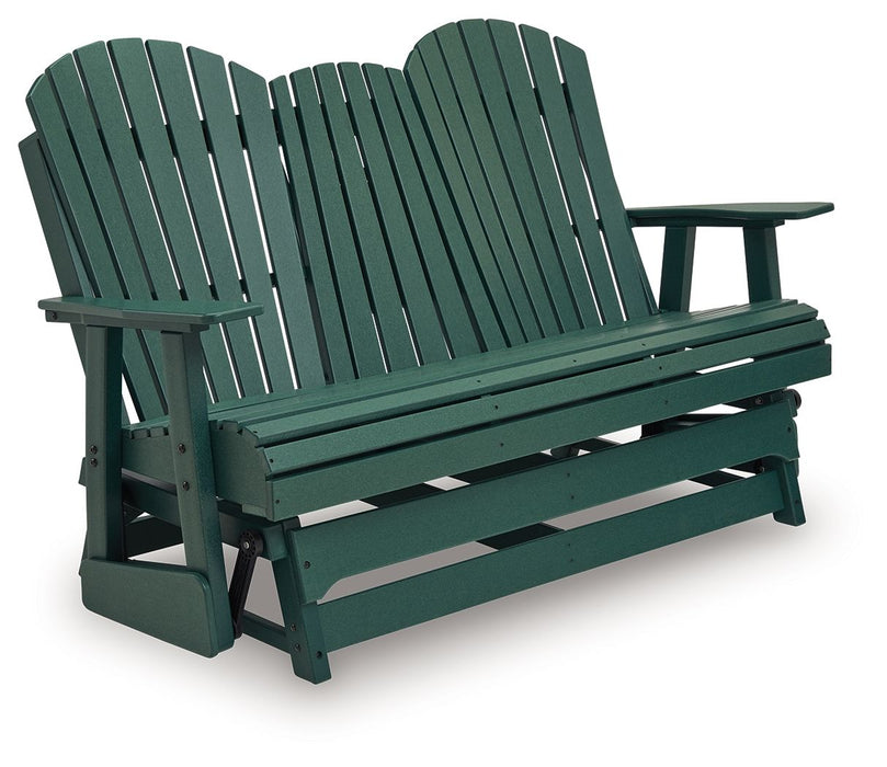 Shell Beach - Loveseat Glider - Green - Tallahassee Discount Furniture (FL)