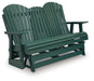 Shell Beach - Loveseat Glider - Green - Tallahassee Discount Furniture (FL)