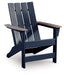 East Beach - Adirondack Chair - Black / Beige - Tallahassee Discount Furniture (FL)