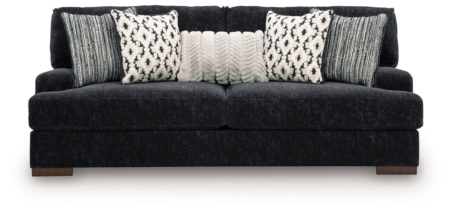 Whitmore Manor - Sofa - Black Pearl - Tallahassee Discount Furniture (FL)