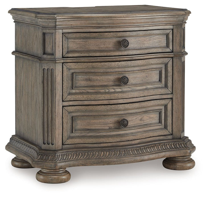 Ardenfield - Light Brown - Three Drawer Night Stand - Tallahassee Discount Furniture (FL)