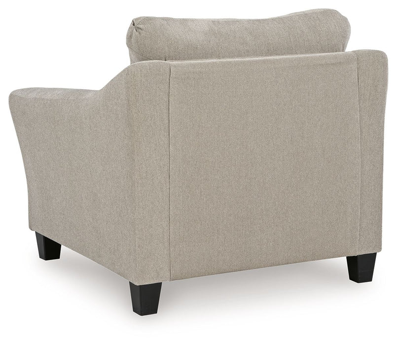 Willarae - 2 Pc. - Chair And A Half, Ottoman - Taupe - Tallahassee Discount Furniture (FL)
