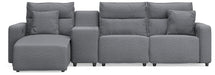 Modmax II - Reclining Sectional - Salt And Pepper - Tallahassee Discount Furniture (FL)
