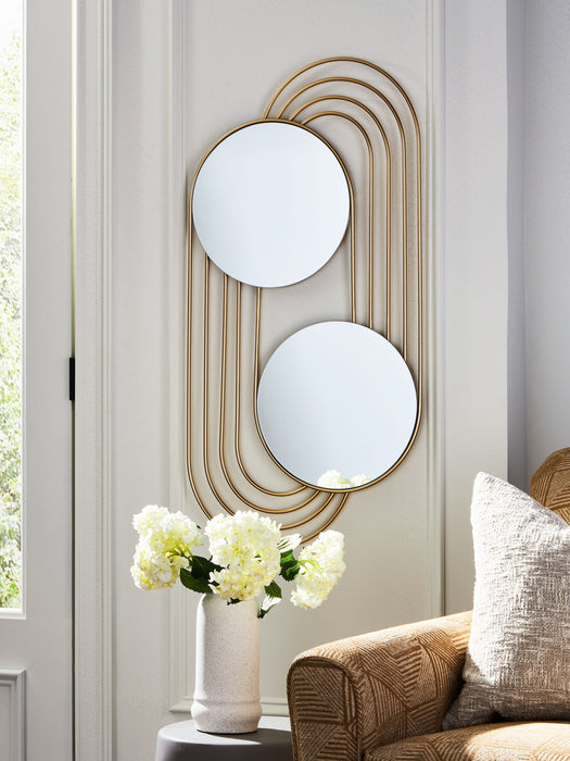 Warrenley - Gold Finish - Accent Mirror - Tallahassee Discount Furniture (FL)