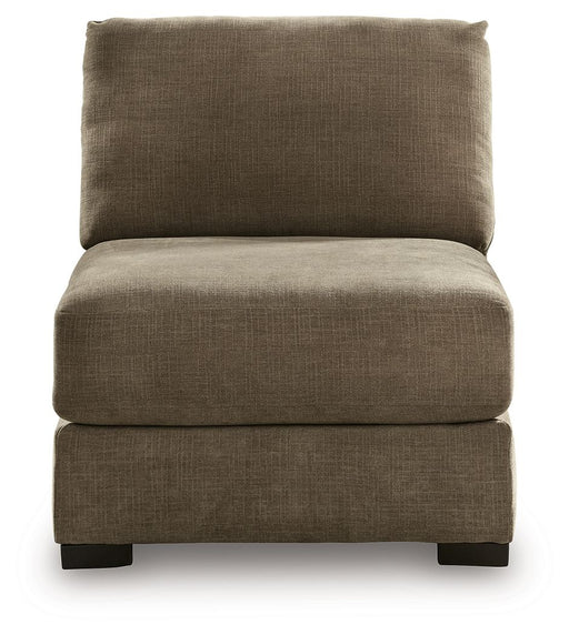 Camellia-Court - Armless Chair - Coffee - Tallahassee Discount Furniture (FL)
