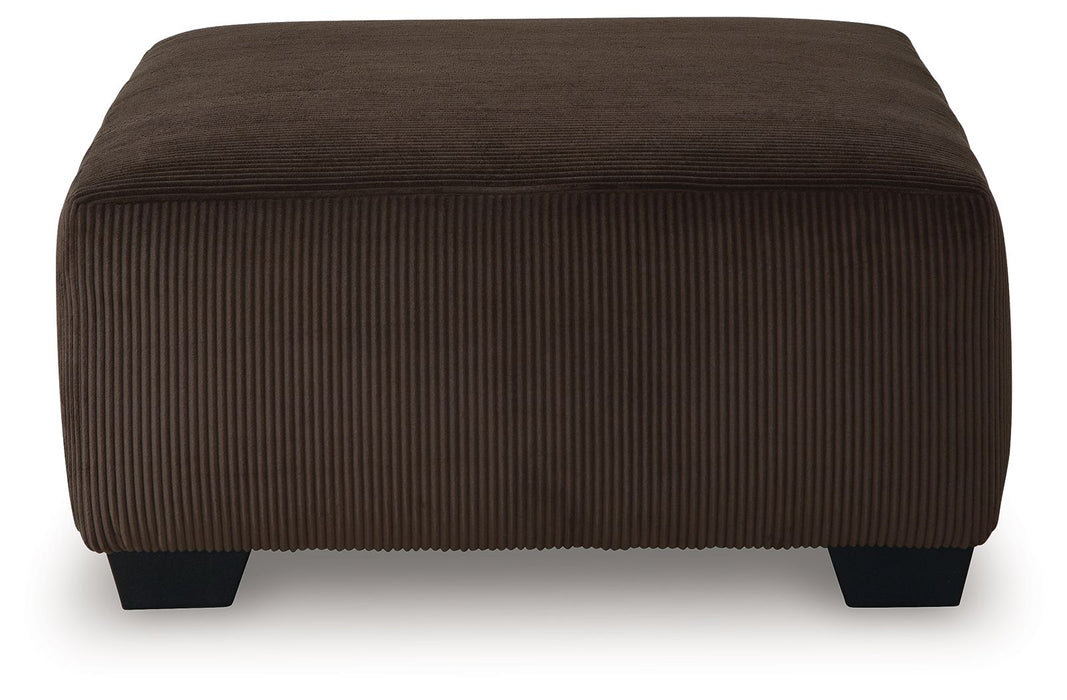Kimlee - Chocolate - Oversized Accent Ottoman - Tallahassee Discount Furniture (FL)